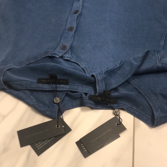 Men’s John Varvatos Long Sleeve Henley - Picture 3 of 4